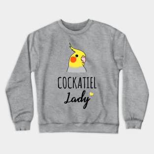 cockatiel lady Crewneck Sweatshirt